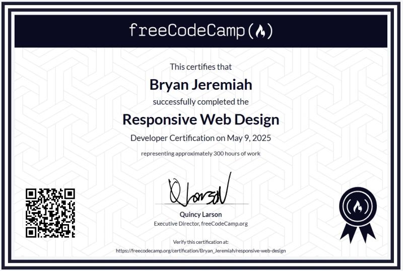 Certificate 5